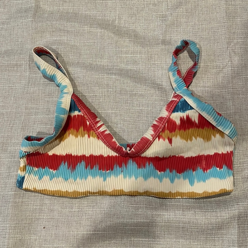 Beach Riot Multicolor Bikini Top
